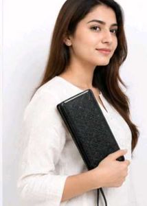 Stylish Black Embossed Wallet