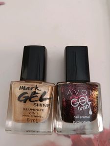 Avon Mark Gel Shine Combo 2 Big Nail Paints