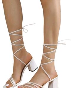 Women's White Heel