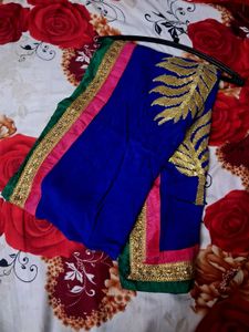 heavy blue duppata