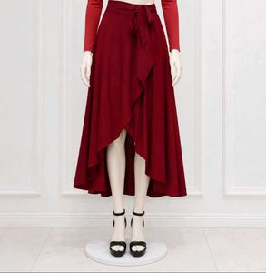 Maroon slit skirt ♥️
