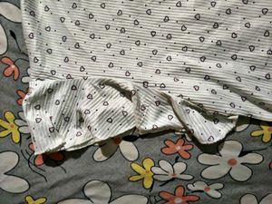 sweetheart print top