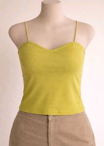Cute Yellow Crop Top