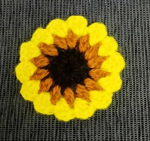 Handmade Crochet Flower Appliques