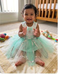 Adorable Baby Girl's Mint Green Tutu Dress