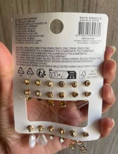 Gold Plated Earring Set