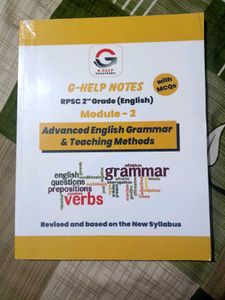 G-HELP NOTES RPSC 2nd Grade English Module 2
