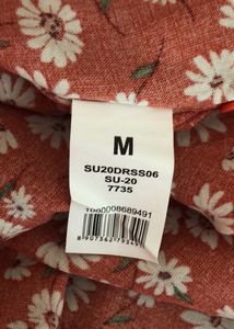 Coral Printed Dress(Women’s)