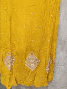 Embellished Yellow Kurta