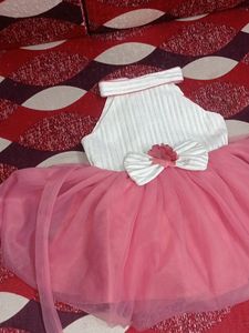 6 Months To 1 Year Fancy Baby Girl Frock