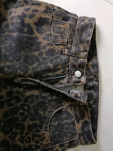 Leopard Print Jeans