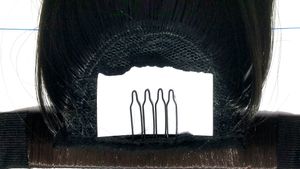 Straight Natural Black Long Hair Extension Pack of