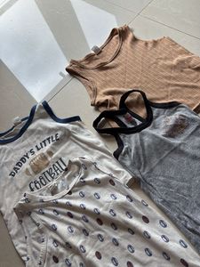 combo Cute Baby boy T-shirt 4nos