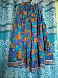 Bohemian Print Maxi Skirt