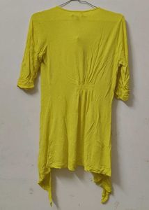 Bright Yellow Duster Cardigan