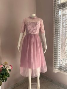 FIXED RATE Pink Lace &amp; Tulle Dress