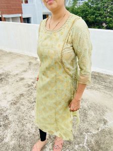 light green kurti