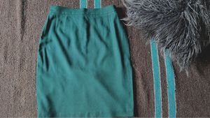 Teal Pencil Skirt