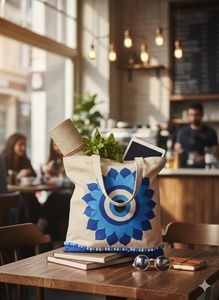 evil eye tote bag