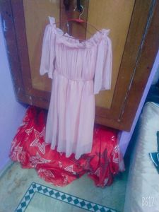 Off-the-Shoulder Tulle Dress