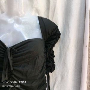 Chic Off-Shoulder Ruched Mini Dress