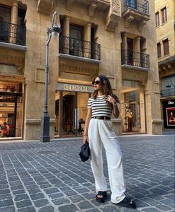 Striped Knit Top