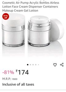 Empty Advance Technology Airless Jar