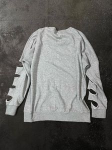 Y2k Sweatshirt Distressed Lace sleeve