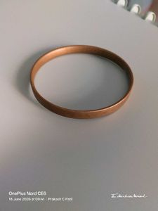 Brass Kada for Mens Wrist - Used