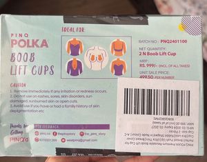 PINQ Polka Breast Lift Cups