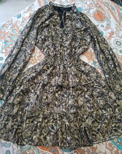 INC ruffle dress