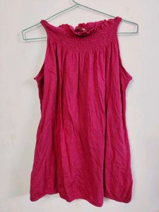 Vibrant Pink Smocked top