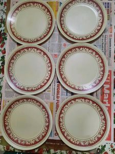 ❗️TODAY'S DEAL 100 RS❗️6 Melamine Dinner Plates
