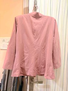Embroidered Pink Blazer