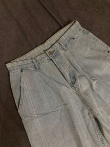 Light Wash Wide Leg Jeans