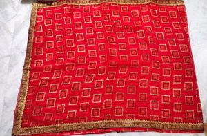 Red &amp; Gold Saree combo sare