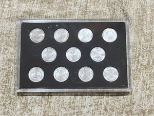 China Proof Set Of 11 Pcs Rare