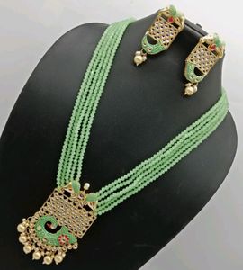 🆕Beautiful jewelry set .      jewelry, necklace, jewellers, jaipurjewelry, chokers, kundan, chain, choker, rings, earrings, forever21, beauty, women,