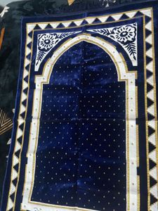 Elegant Blue Prayer Rug