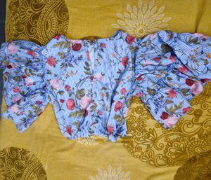 Chic Floral Print Blouse