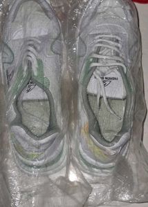 Stylish White &amp; Mint Sneakers for Women