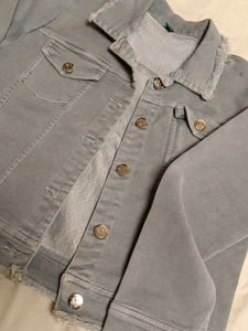 Stylish Grey Denim Jacket