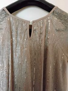 Sparkling Short Sleeve Mini Dress