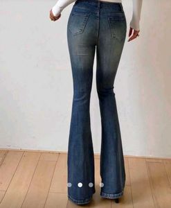 Women's Flared Blue Denim Jeans