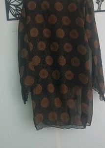 Embellished Printed Kurta