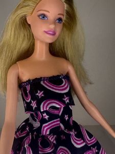 Reserved Barbie Doll in Heart Dress