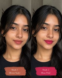Lipstick Swatches: Brown Nude & Rose Pink