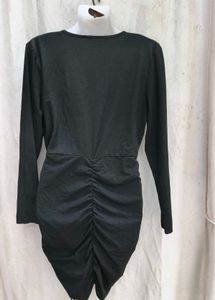 5307. Chic Ruched Drawstring Bodycon Dress