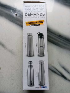 Pexpoo 1000ml stainless steel water bottle