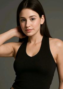 Classic Black Ribbed Halter Top